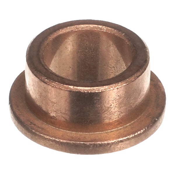 A bronze flanged oil bushing with dimensions 5/8 x 7/8 x 1/2 inches.