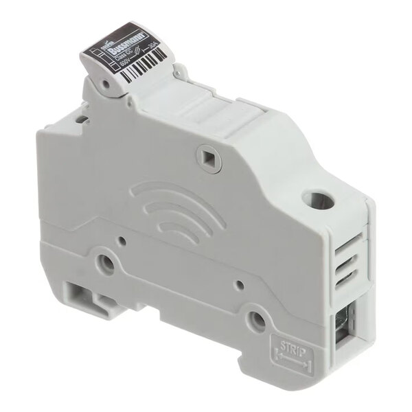 A gray Champion 111153 fuse block for DIN rail mounting, rated at 600V and 30A.