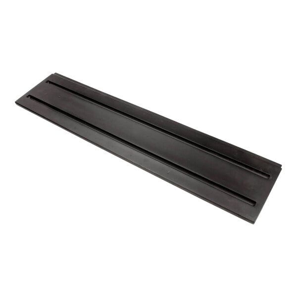 A long, rectangular black ice deflector panel designed for use with Ice-O-Matic machines.