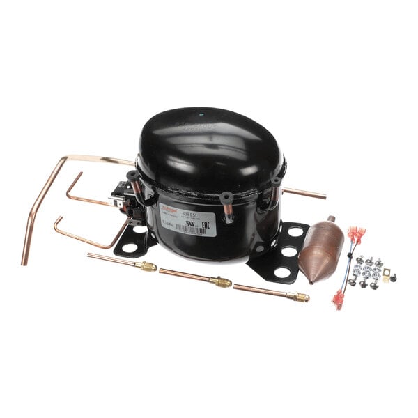 A Bunn 53850.1000 Jdf-2S compressor replacement kit with various components and hardware.