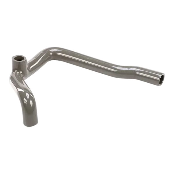 A metallic, bent water tube component for an Ice-O-Matic machine.