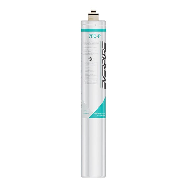 A cylindrical Everpure EV9595-56 7FC-P water filter cartridge designed for filtration with a 0.5 micron rating and 1.67 GPM flow rate.