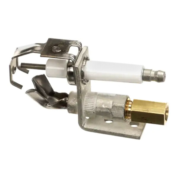 A metal pilot assembly with ignitor and sensor for LPG ovens.