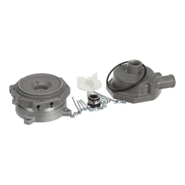 A pump wetted parts kit for a Champion Dfm7, including metal and plastic components, screws, and seals.