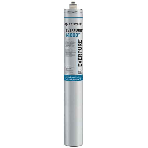 A Pentair Everpure EV9612-37 i40002 filter cartridge designed for water filtration.