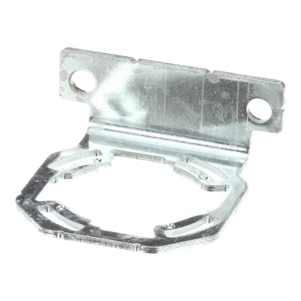 A metal mounting bracket component from the Ice-O-Matic 9041105-101 Service Kit Purge Valve.