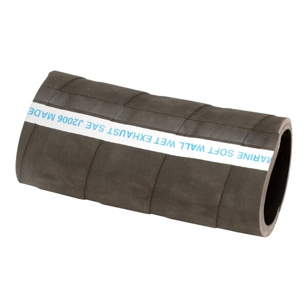 A black EPDM hose with a 2 3/8 inch inner diameter and 6 inch length.