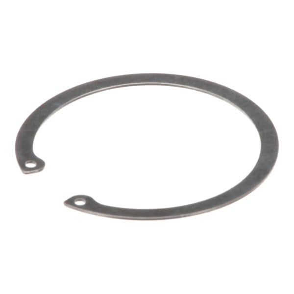 A metal ring water seal with two small holes at the ends, used for sealing applications.