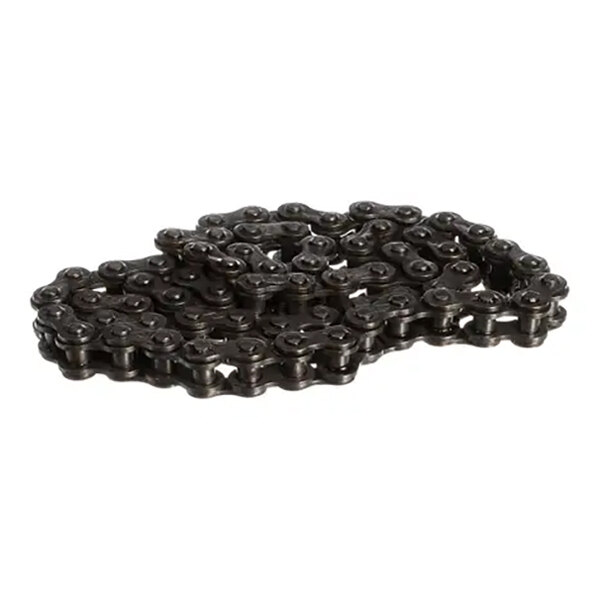 A metal conveyor drive chain for XLT Ovens, model XP-9504-SB.