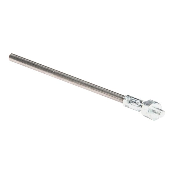 A single length metal probe with a threaded connector at one end.