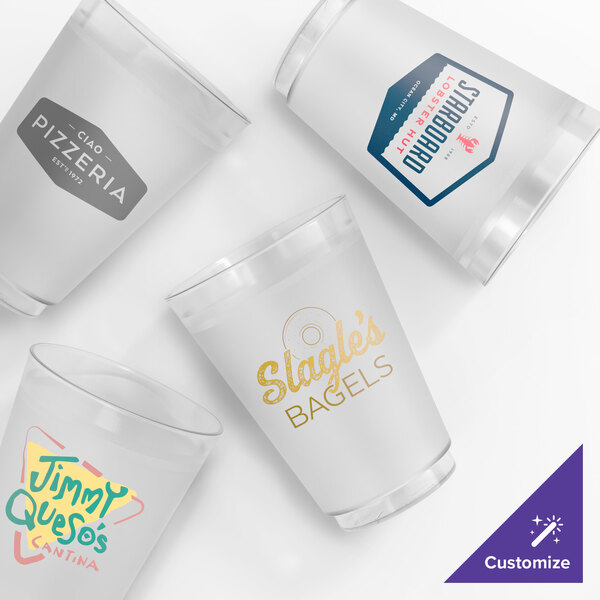 WNA Comet Frost-Flex 20 oz. Frosted Customizable Plastic Tumbler - 500/Case