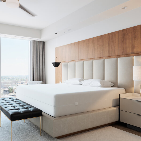 A king-size waterproof poly knit hybrid mattress protector designed for 80x78 inch mattresses with a 9-12 inch depth.