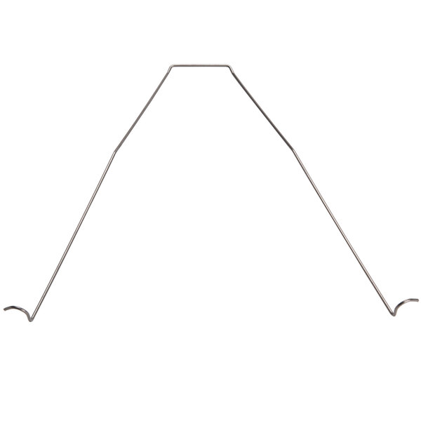 A metal wire TurboChef filter clip on a white background.