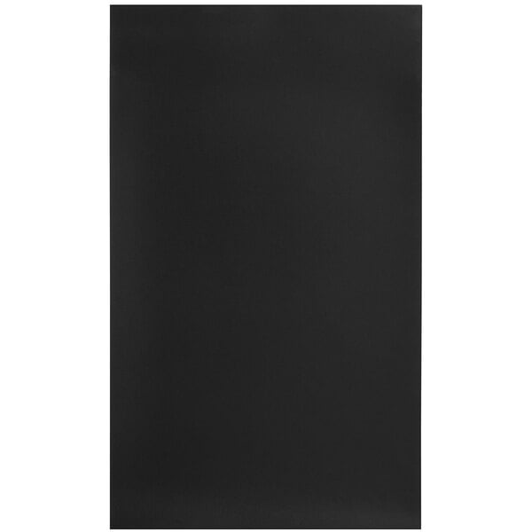 A black rectangular magnetic label holder.