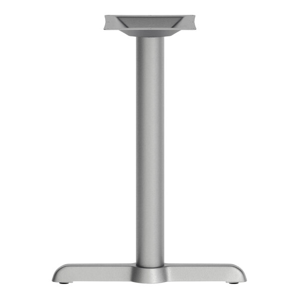Flash Furniture Beverly 5" x 22" Silver Standard Height Table Base with 3" Column