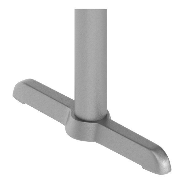 Flash Furniture Beverly 5" x 22" Silver Standard Height Table Base with 3" Column