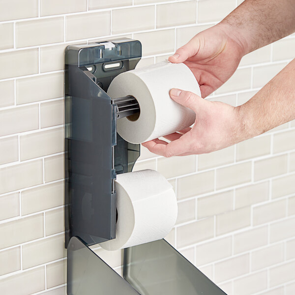 Scott® Professional 4" x 4" Individually Wrapped 2-Ply Standard 550 Sheet Toilet Paper Roll - 40/Case