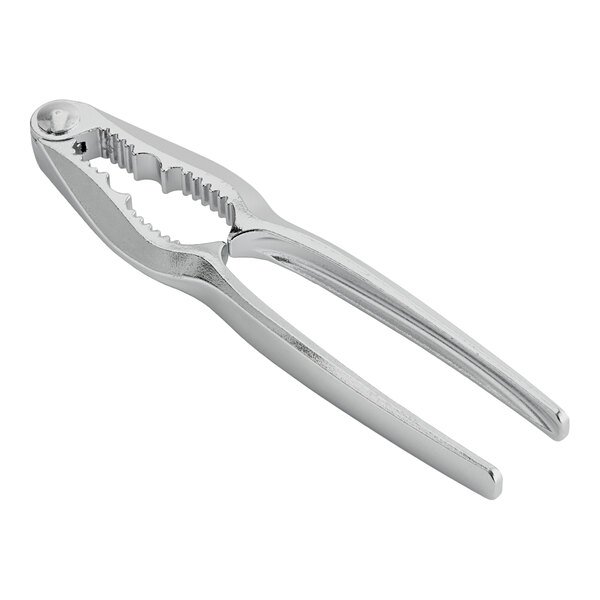 Choice 6" Double Jaw Chromium-Coated Zinc Alloy Lobster Cracker - 12/Case