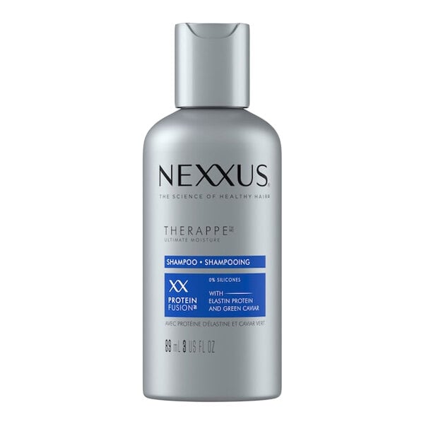 A 3 fl. oz. bottle of Nexxus Therappe Pro Fusion Shampoo.