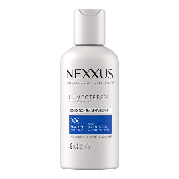 A 3 fl. oz. bottle of Nexxus Humectress Pro Fusion Conditioner.