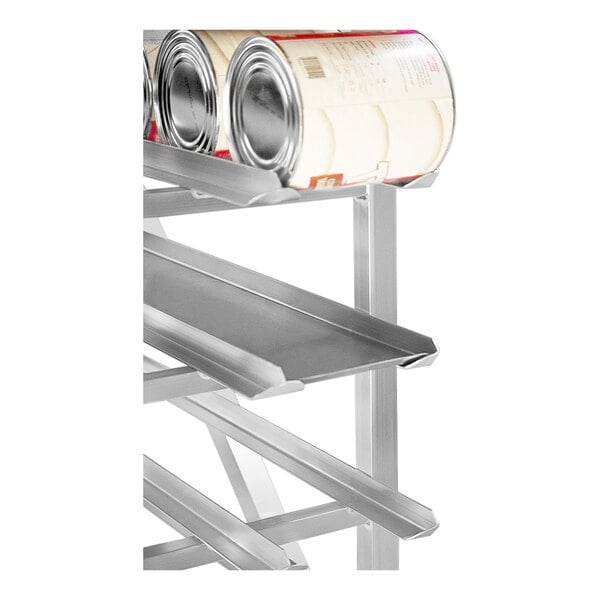New Age Industrial 1255 Heavy-Duty Solid Aluminum Shelf Trays for 35" Can Racks - 3/Case