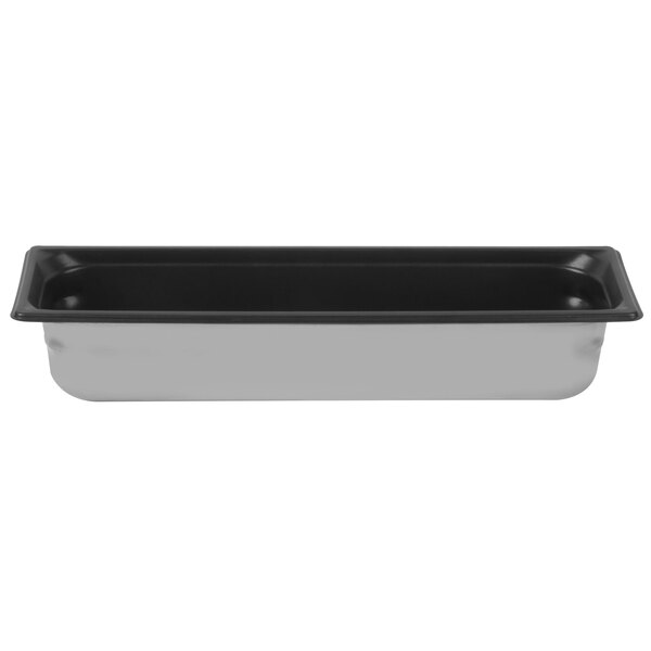 A black and silver rectangular Vollrath Super Pan 3 on a white background.