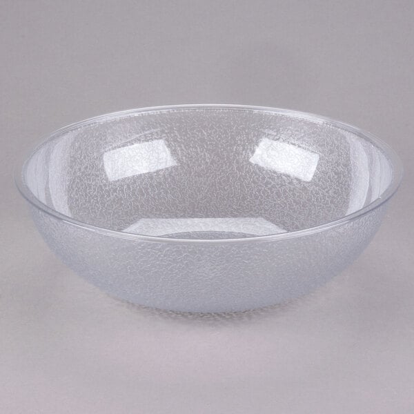 Cambro Camwear® 5.8 Qt. Translucent Pebbled Polycarbonate Serving / Salad Bowl - 12/Case