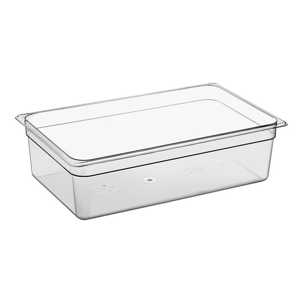 Cambro Camwear® Full Size 6" Deep Clear Polycarbonate Food Pan 16CW135 - 6/Case