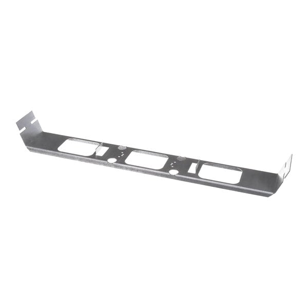 A metal burner hanger with cutouts, designed for use with Jade Range JHP series grates.