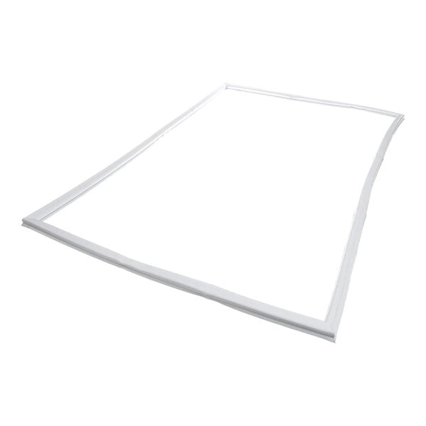 A rectangular white gasket for a Silver King appliance.