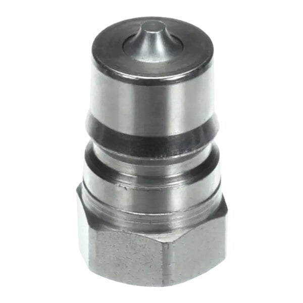 A metal quick disconnect male fitting for Ultrafryer Systems.