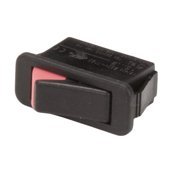 A black and red rocker switch for a Vollrath wrap machine.
