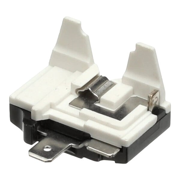 An electrical overload protector component for a compressor, compatible with Delfield and Embraco models.