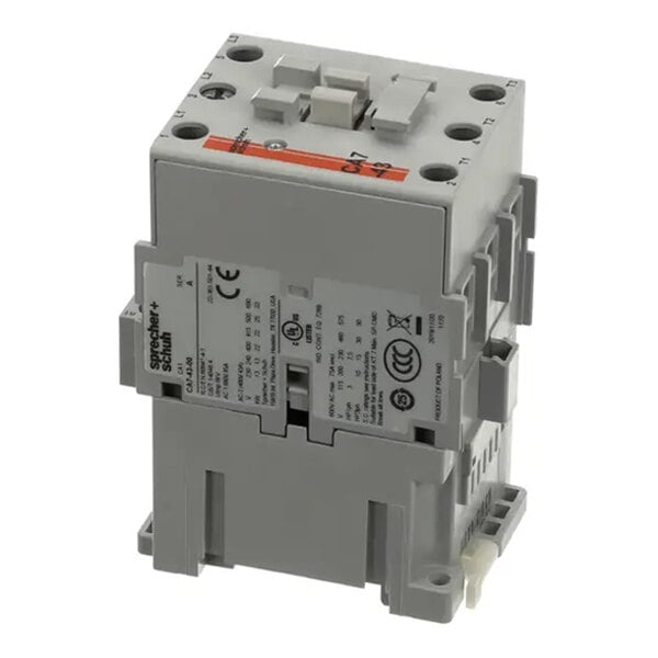 A mechanical 3-pole contactor with a 60 amp rating and 24V coil, used in electrical systems.