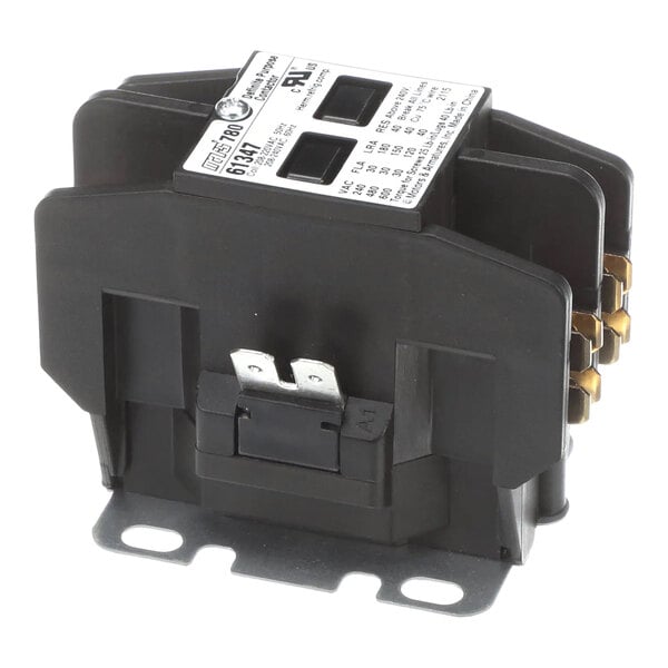 A black 2-pole electrical contactor rated for 30A and 208-240V, used in commercial equipment.