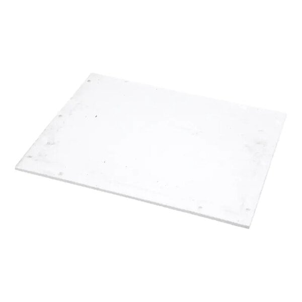 A rectangular white gasket for an Ultrafryer Systems infrared blower box.