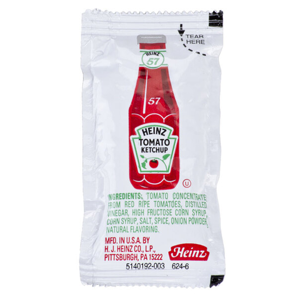 Heinz Ketchup - (1000) 9 Gram Portion Packets / Case