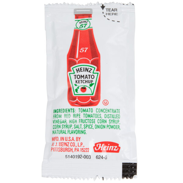 Heinz Ketchup - (1000) 9 Gram Portion Packets / Case - 1000/Case