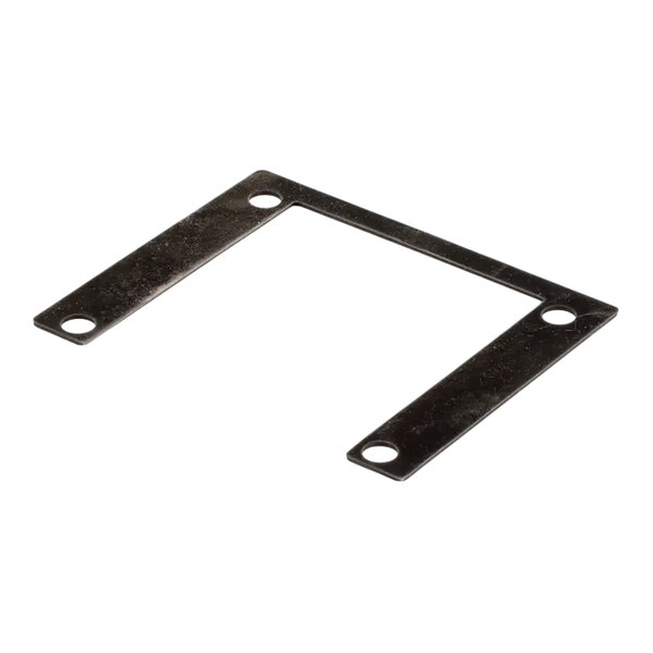 A flat, U-shaped metal gasket with four holes, used as an inner ice gate component for Cornelius equipment.