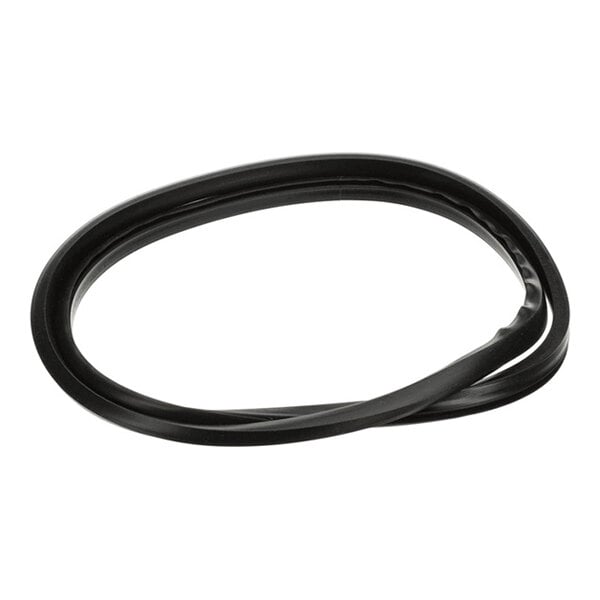 A black rubber lid gasket for a Waring appliance.