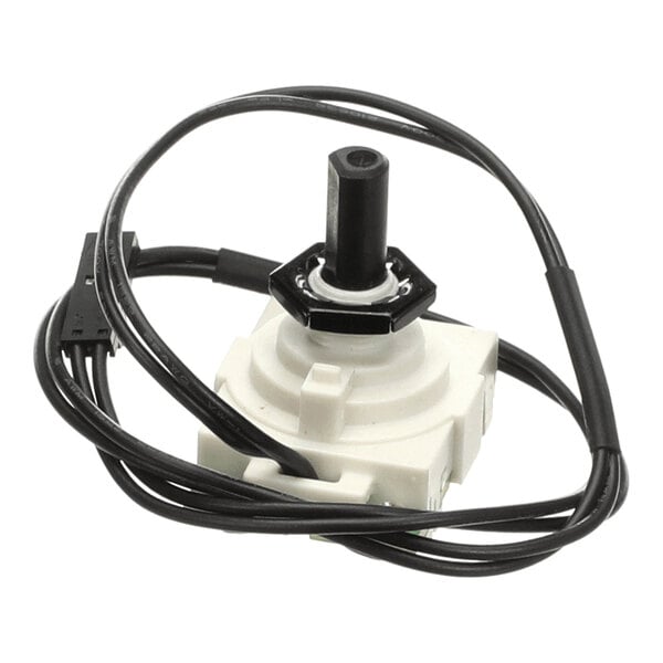 A Vitamix 62566 pot for UCB control board with attached wiring.