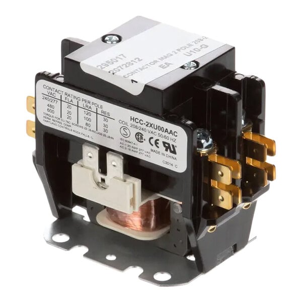 A two-pole magnetic contactor for electrical applications, labeled for 208-240V operation.