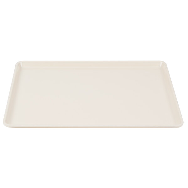 A white rectangular Cambro dietary tray.
