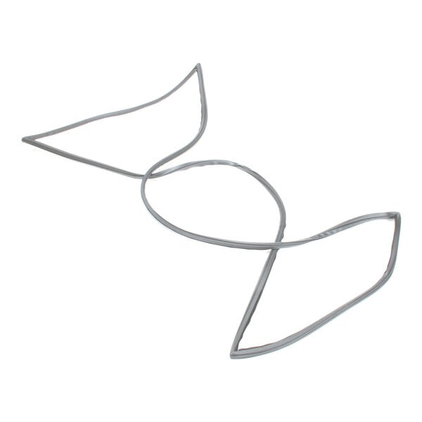 A gray gasket door seal for Silver King glass door refrigerators, measuring 53.5 by 25 inches.