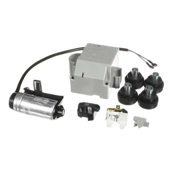 A set of Randell RF CMP1801SC start components for a 1/5Hp R290 Embraco compressor.