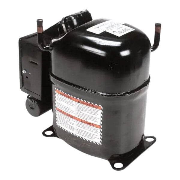 A black Master-Bilt AJB2433ZXD compressor for refrigeration systems.