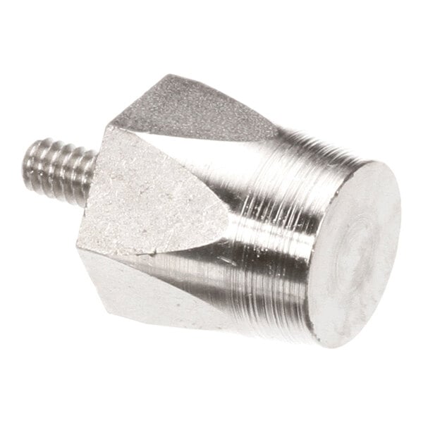A single metal leg component with a threaded end, made of carbon plate with zinc/nickel finish.