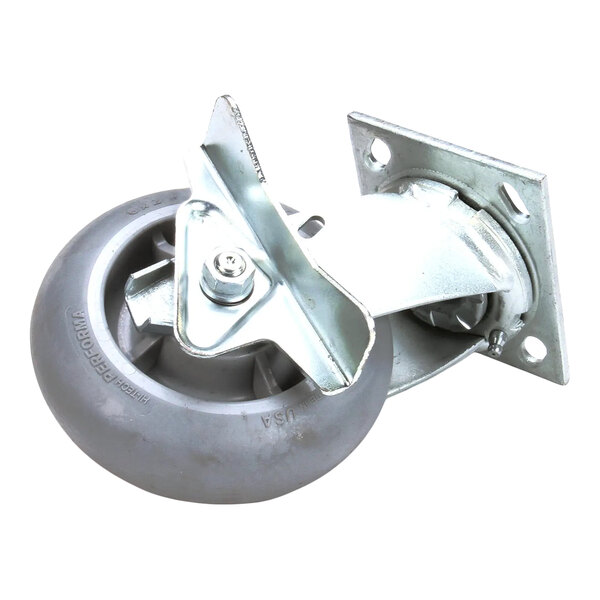 Carter-Hoffmann 18301-6435 6" Grey Swivel W/Brk Rubb