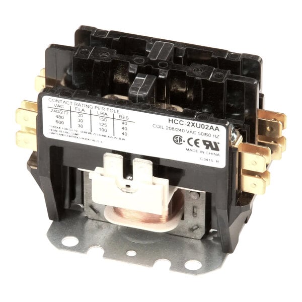 A two-pole magnetic contactor for 208-240V electrical systems.