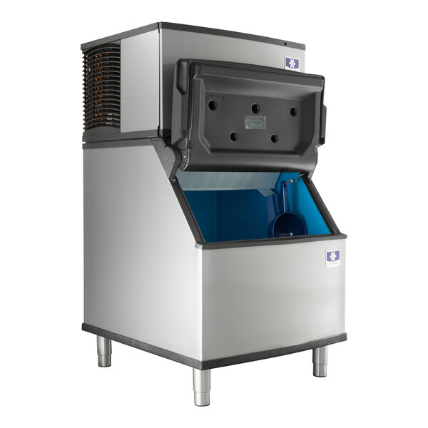Manitowoc IYP0300A-161 Indigo NXT iP0300 30" Air-Cooled Half Dice Cube Ice Machine with 365 lb. Storage Bin - 325 lb., 115V, 1 Phase